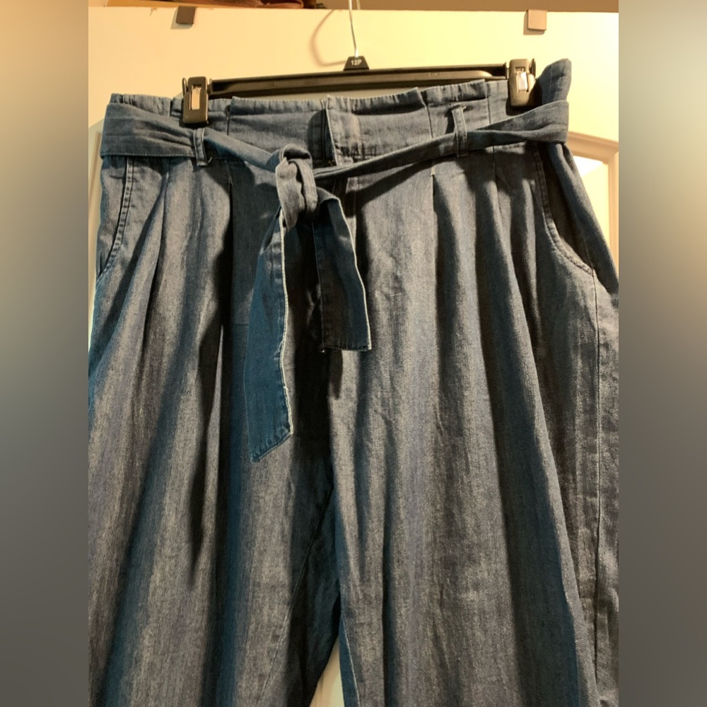 High waisted trousers
